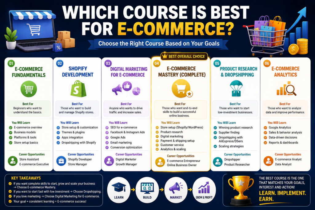 Which Course Is Best for E-commerce?