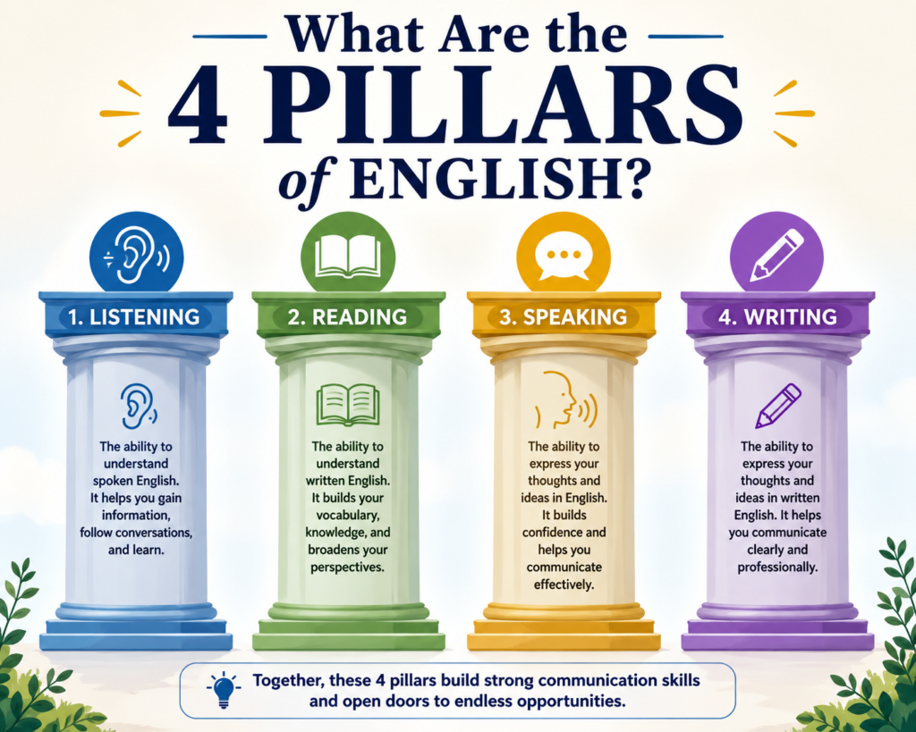 What Are the 4 Pillars of English?