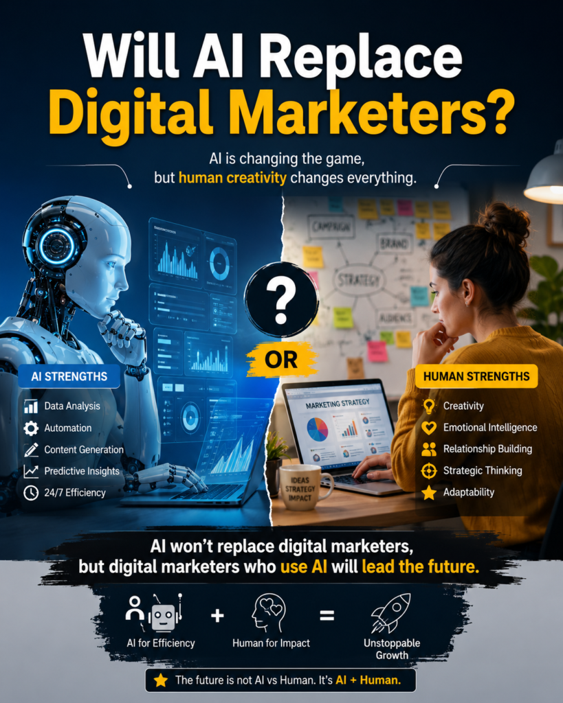 Will AI Replace Digital Marketers?